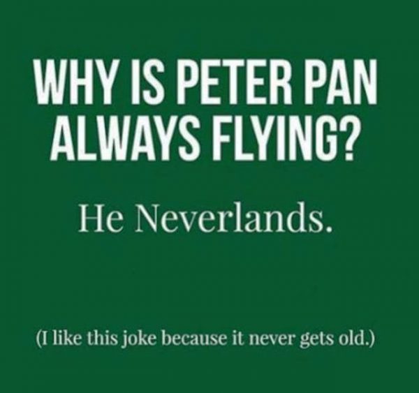 Why Peter Pan Always Flying
