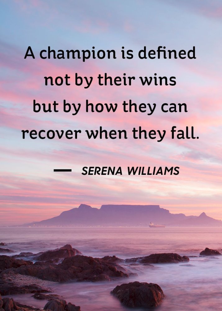 A Champion Is Defined Not By Their Wins