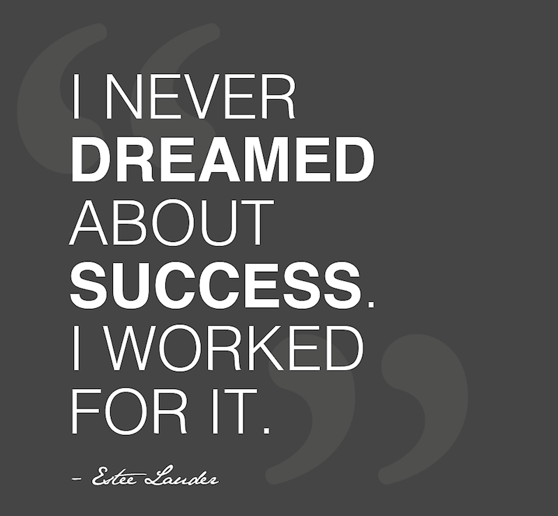 I Never Dreamed About Success
