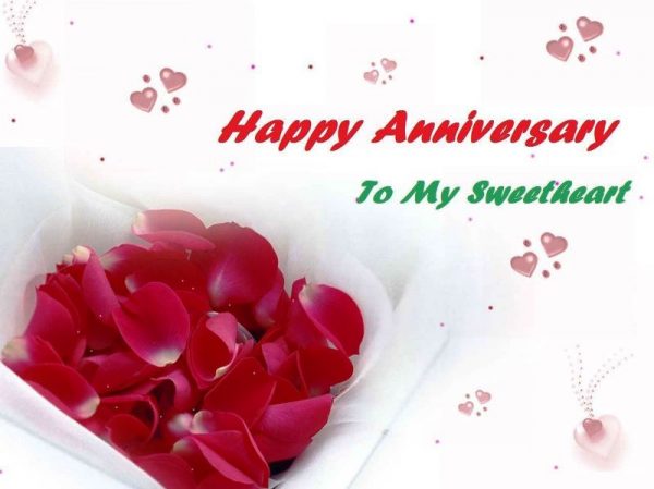 Happy Anniversary To My Sweetheart