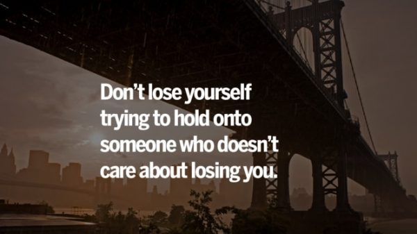 Don’t Lose Yourself