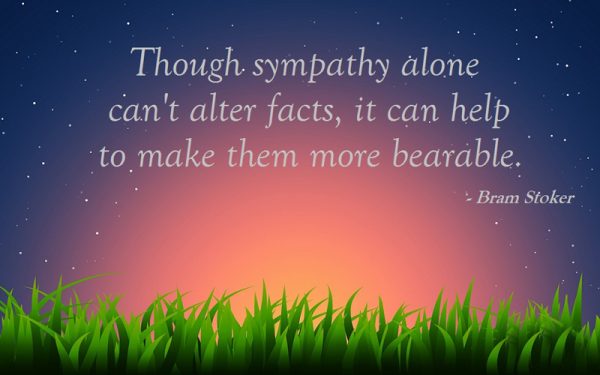 Though Sympathy Alone