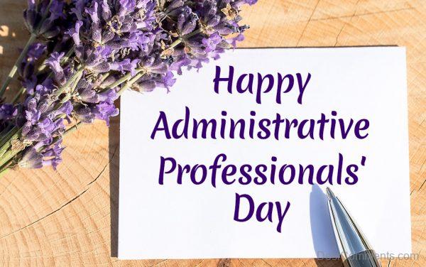 Happy Administrative Professional’s Day Note