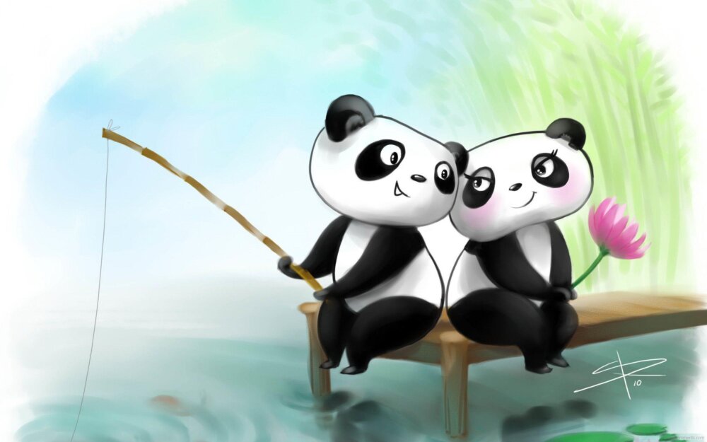 Panda Couple 