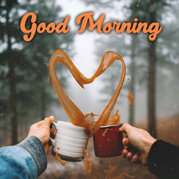 Good Morning Tea Spilling Image