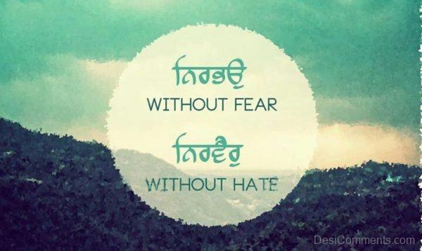 Without Fear Without Hate