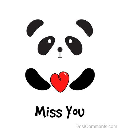 Miss You Panda Image