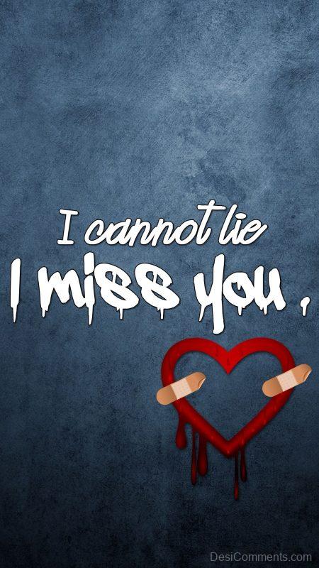 I Miss You With Broken Heart Image