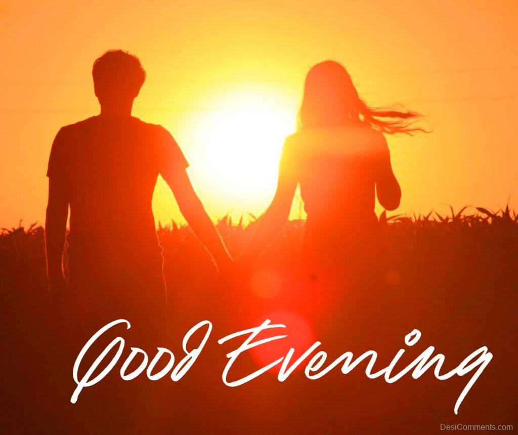 Good Evening Sunset Couple Image - DesiComments.com
