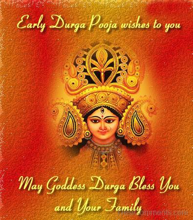 Early Durga Pooja Wishes To You