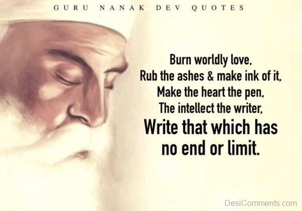 Guru Nanak Dev Ji Saying