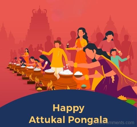 Animated Happy Attukal Pongala