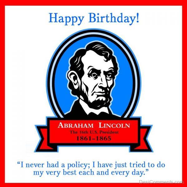 Happy Birthday Lincoln