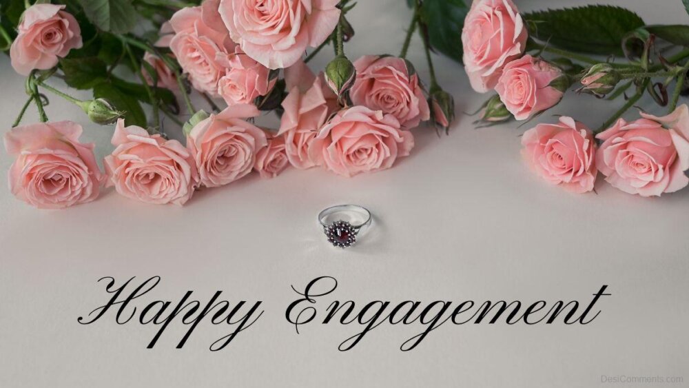 Happy Engagement - DesiComments.com
