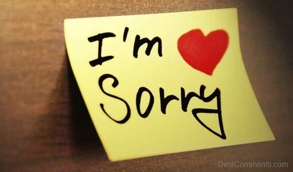 I Am Sorry With A Heart