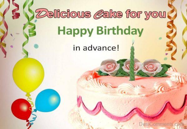 Wish You Advance Happy Birthday Image