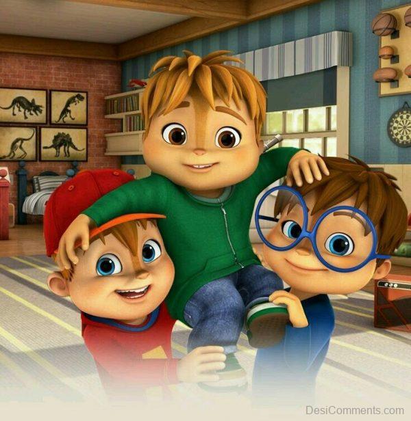 Alvin With His Guy Friends