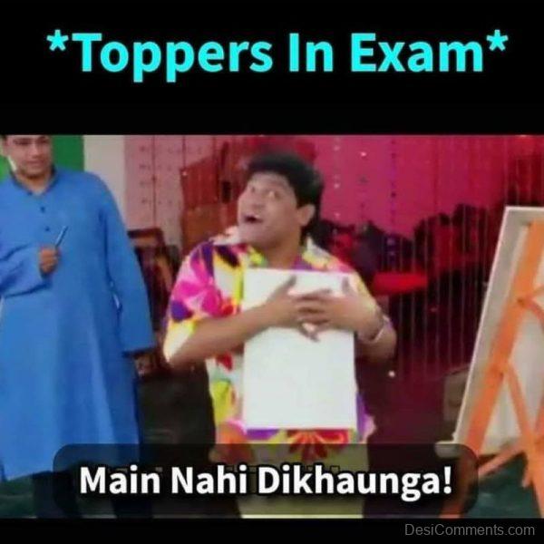 Toppers In Exam Be Like