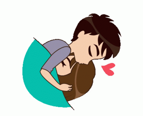 Animated Couple Sleeping