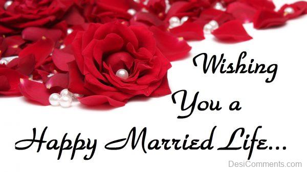 Wishing You A Happy Married Life Photo
