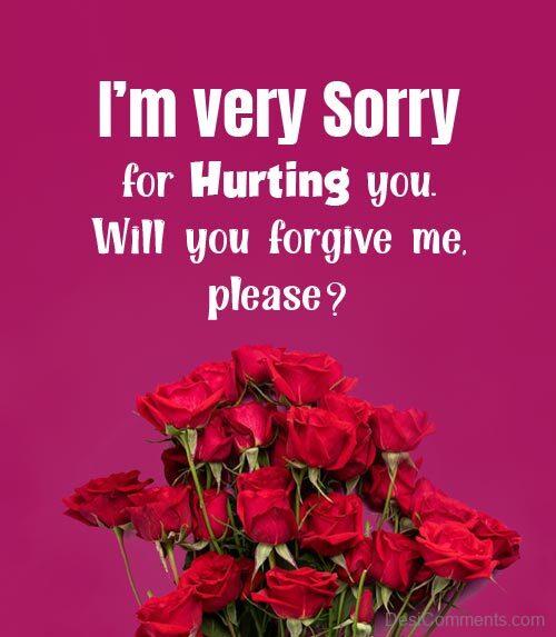 Will You Forgive Me please?