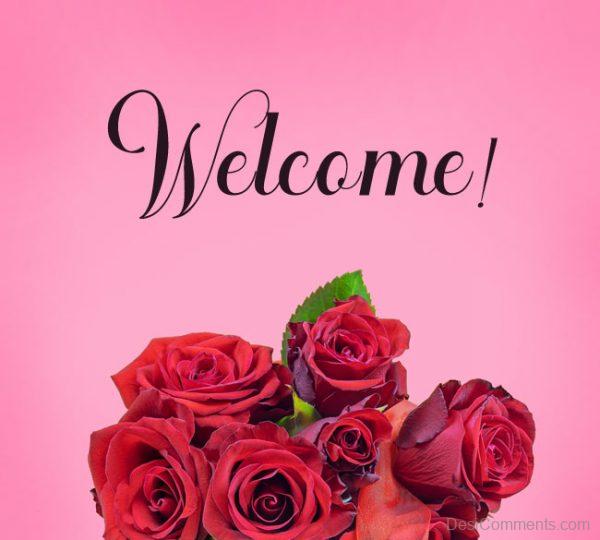 Welcome With Red Roses Pic