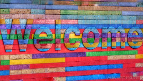 Colorful Welcome Pic