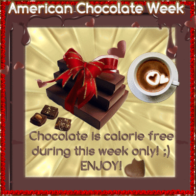 Chocolate Is Colorie Free During This Week Only