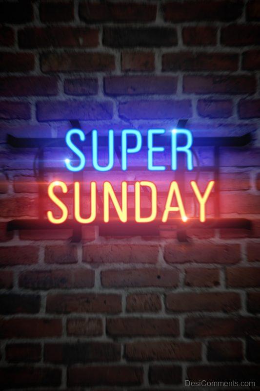 Super Sunday Neon Sign