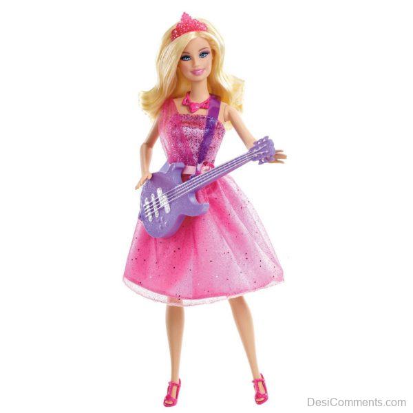 Barbie Playing Guitar