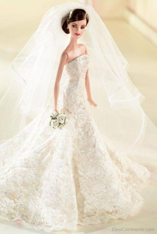Barbie Doll In Wedding Dress
