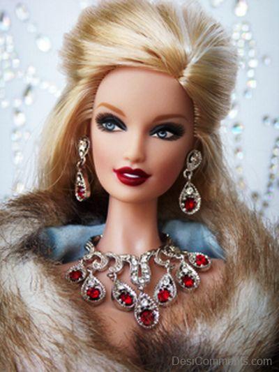 Barbie Wearing Jewellery