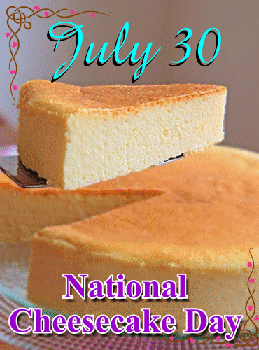 National Cheesecake Day Gif