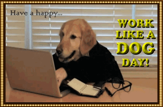 Have A Happy Work Like a Dog Day