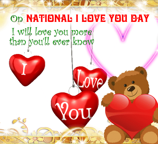 National I Love You Day