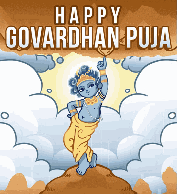 Warm Greetings On Govardhan Puja