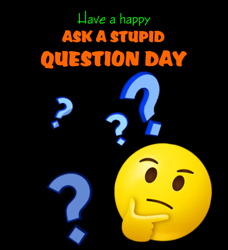 Have A Happy Ask a Stupid Question Day