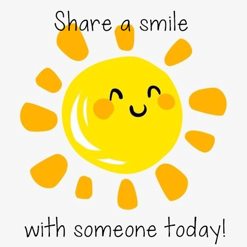 Share A Smile With Someone Today