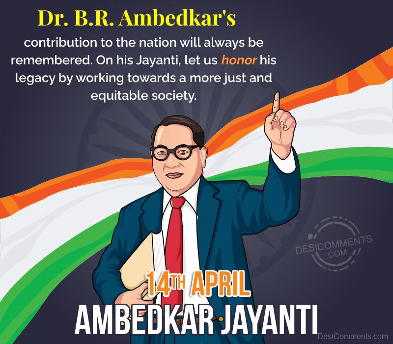 Dr.B.R.Ambedkar Jayanti Pic - DesiComments.com