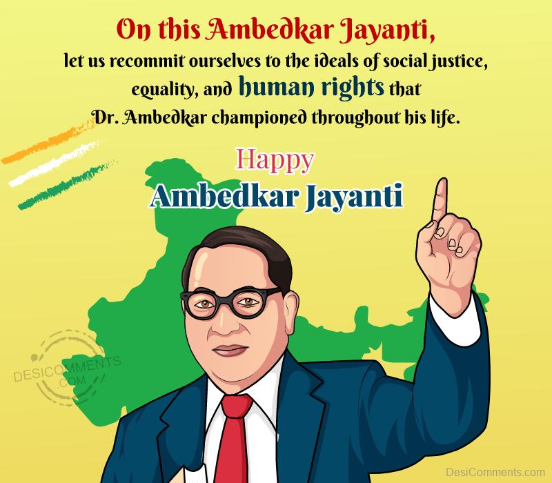 Happy Ambedkar Jayanti Image