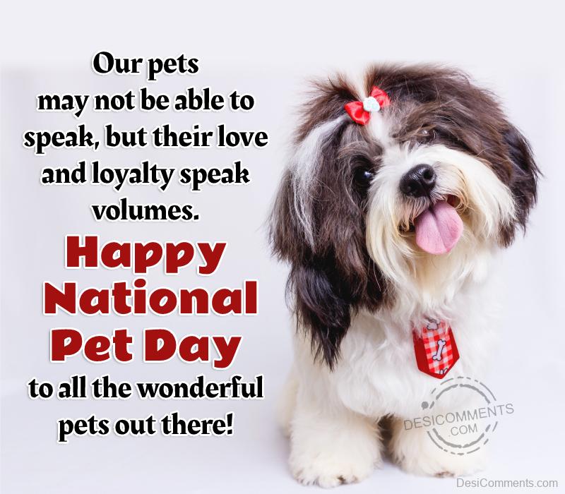 Happy National Pet Day Fb Image