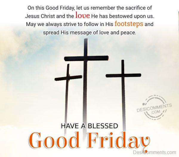 Have A Blessed Good Friday Image