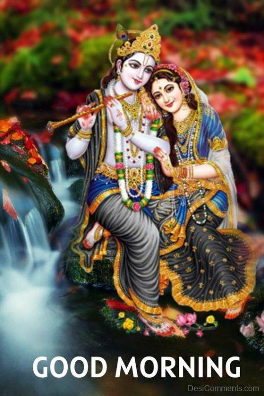 Best Sri Radha Krishna Good Morning Image