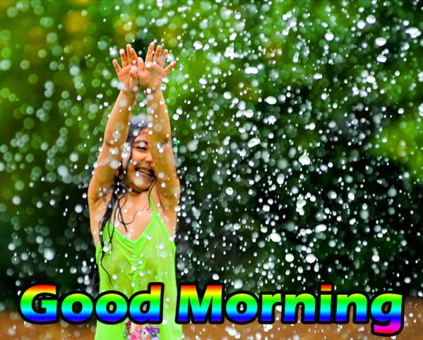 Cheerful Good Morning Rainy Image