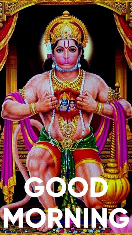 Good Morning Hanumanji Have A Sweet Day Image