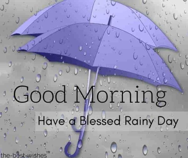 Good Morning Have A Blessed Rainy Day Status