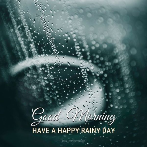 Good Morning Have A Happy Rainy Day Status