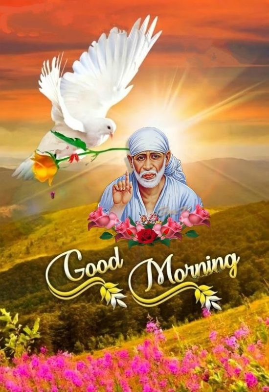 Good Morning Sai Baba Have A Great Day Status