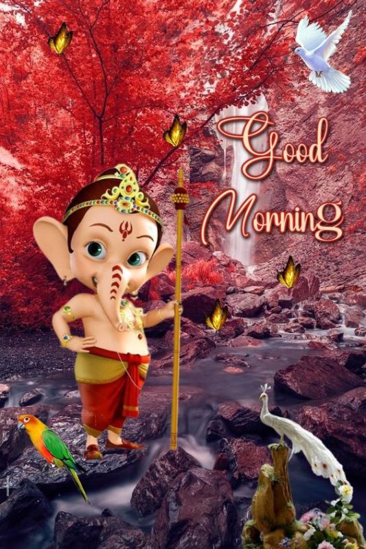 Shri Ganesh Ji Good Morning Image
