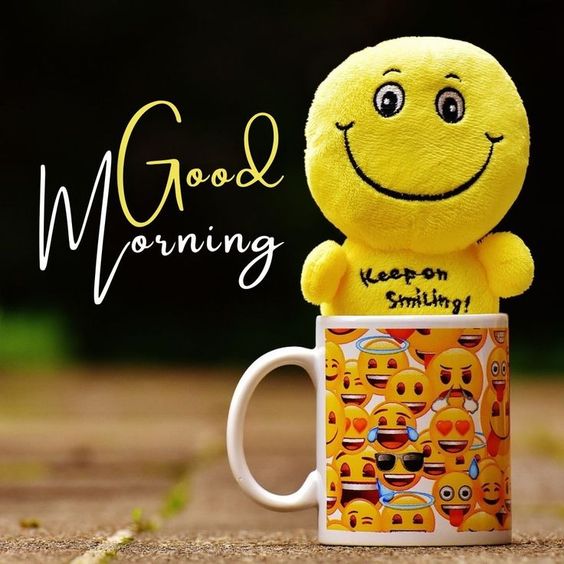 45+ Good Morning wishes Cute Emoji Images - Desi Comments